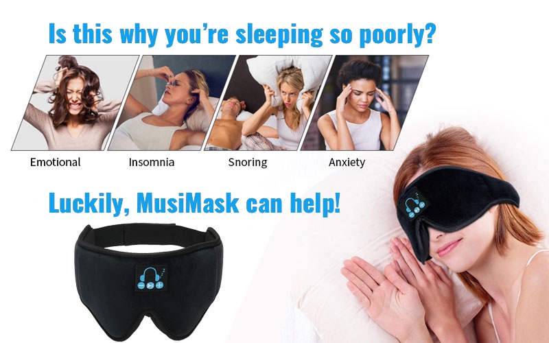 MusiMask can help you relax and sleep more easily